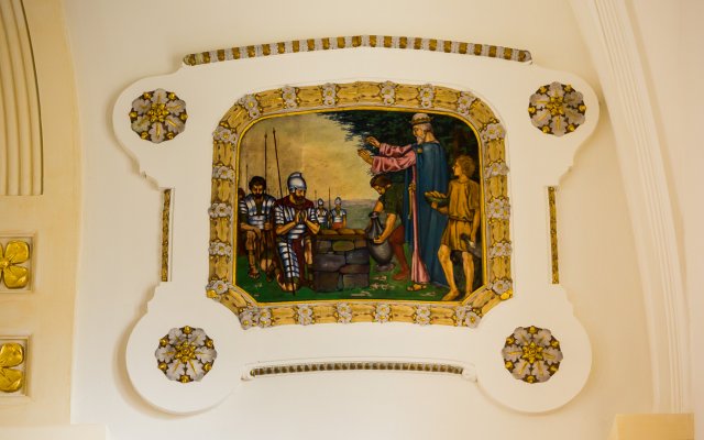 Kirche Steg - Detailansicht Wandbilder